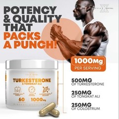 NEW LUXRY Peak Turkesterone Revival X 1K Mg Capsules Supplement Natural