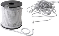 Leaded Wire Curtains 100g Super Heavy Made in Italy 5m White Ballast Rope Three