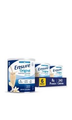 Ensure Original Nutrition Shakes Powder Vanilla 14.1 oz – Pack of 6 Exp 01/26