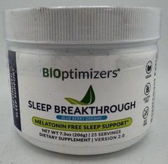 BIOPTIMIZERS MAGNESIUM BREAKTHROUGH 5.5OZ 30 SERVING BLUE BERRY DREAMS EXP:04/27