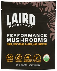 Performance Mushrooms Dietary Supplement By Laird Superfood 3.17 Oz 1 Pack