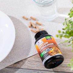 Organic Ceylon Cinnamon Supplement 1800mg – Certified Organic Ceylon Cinnamon