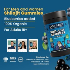 Shilajit Gummies – 1500 mg Himalayan Shilajit for Men Energy & Stamina