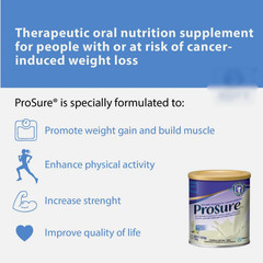 4 X Abbott Pro Sure Vanilla Milk High Protein, Prebiotic & EPA 380g
