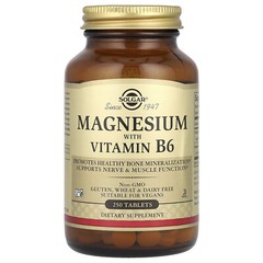 Magnesium with Vitamin B6, 250 Tablets