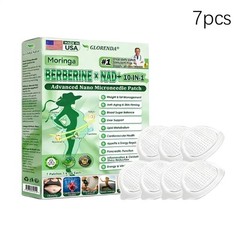 GLORENDA Moringa Berberine 10-in-1 Advanced Nano Microneedle (7pcs/box) Patch