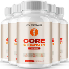 Core Strength Supplement Pills, Core Strength Capsules All Natural (5 Pack)