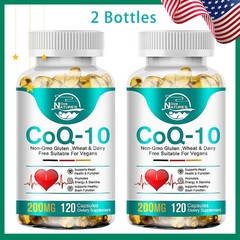 CoQ 10 Coenzyme Q10 Softgels 200mg, 240 Capsules – Vegetarian Non-GMO Ubiquinol