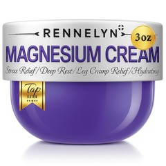Magnesium Cream for Leg Cramps Relief | Soothing Lotion with Glycinate, Malate