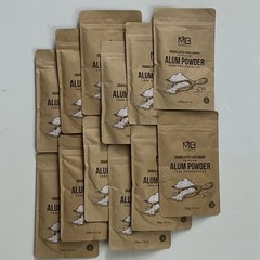 Lot of 12 – MB Herbals Alum Powder (3.5 Oz) Granulated Potassium Preservative