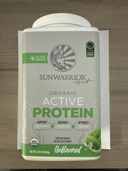 Sunwarrior Sport Organic Active Protein Vegan – Unflavored 1.94 lbs