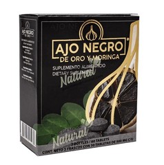 Ajo Negro con Moringa 60 Tabletas 500mg