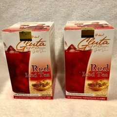 2 Boxs Gluta Lipo Red Iced Tea 12-in-1 Detox Slimming Whitening Anti-Aging