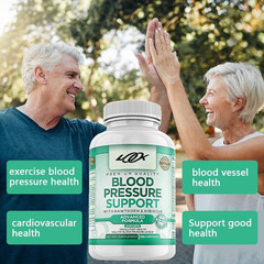 Premium Blood Pressure Support Supplement Support Heart Health 120 Capsules