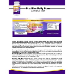 Brazilian Belly Burn Acai Berry & Garcinia Healthy Weight Loss Support Capsules