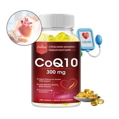 CoQ10 Caps for Heart Wellness,Blood Pressure & Daily Energy Support,120 Capsules