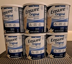 6 Pack Ensure Original Nutrition Powder Vanilla 8g Protein 14.1oz 01/2026 NEW