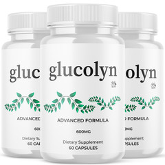 (3 Pack) Glucolyn Advanced Blood Sugar Support Supplement Gluco Lyn 180 Capsules