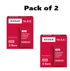RXBAR Strawberry Protein Bars Gluten-Free Ready-to-Eat 10 Count