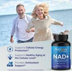 NAD Resveratrol Supplement | 710mg for Cellular Energy & Support | Men & Women