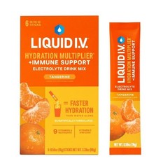 Liquid I.V.® Tangerine Hydration Multiplier® +Immune Support Powdered Electrolyt