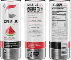CELSIUS Sparkling Watermelon, Sugar Free Energy Drink, 12 Fl Oz (Pack of 12)