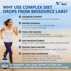 BioSource Labs Complex Diet Drops Full Strength Natural Weight Management Drops
