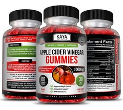Slimming Apple Cider Vinegar Gummies, Weight Loss & Appetite Suppressant 60ct