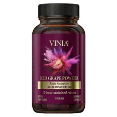 VINIA Piceid Resveratrol Supplement Non-GMO, 60ct Increases Blood Flow