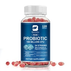 Probiotics 100 Billion CFU Potency Digestive Immune Health 120 Capsules DIGESTIV