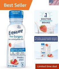 Convenient Pre-Surgery Drink – Gluten-Free Strawberry, 4 Count, 10 fl oz Bottles