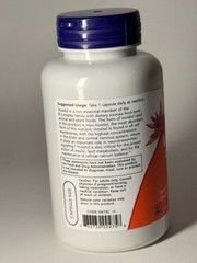 Now Foods Inositol 500 mg, Superior Myo Inositol Form – 100 Vegetarian Capsules