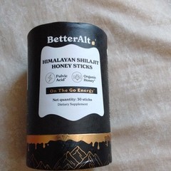 BetterAlt Himalayan Shilajit Honey Sticks Fulvic Acid 400mg 30 Ct Gluten-Free
