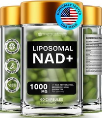 Liposomal NAD Resveratrol Berberine Quercetin 60 Caps Noni