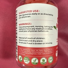 Noavii Creatine Monohydrate Gummies Strawberry Sugar Free 90 count 11/2026 Q2