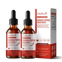 120ML Cayenne Pepper Extract & Hawthorn with Beet Root, Turmeric Vegan Drop