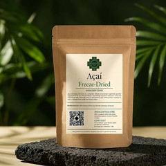 Acai Powder 100% Wild Harvested Freeze-Dried Peru No Maltodextrin Vegan