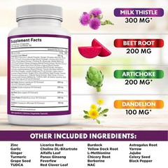 NEW AGE Milk Thistle Liver Support Supplement – 60 Capsules