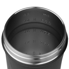 BlenderBottle Strada 24 oz Stainless Steel Protein Shaker Bottle Insulated Black