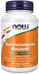 NOW Foods Saccharomyces Boulardi 120 Veg Caps