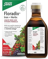 Iron & Herbs Liquid Herbal Supplement for Energy – 8.5 fl oz – Formula