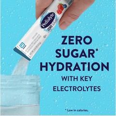 Electrolyte Drink Mix Zero Sugar Berry Frost 8 Packets Hydration Powder
