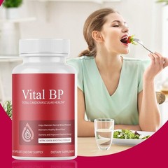 Vital BP-Total Cardiovascular Wellness,Support Blood Flow – 60/120/180 Capsules.