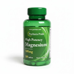 Puritans Pride Magnesium 500mg High Potency 100 Tablets Bone Muscle Exp 11/2028