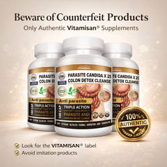 PARASITE DETOX Complete BODY CLEANSE Complex BROAD Spectrum Anti- PARASITE