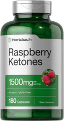 Raspberry Ketones | 500mg | 180 Capsules | Non-GMO & Gluten Free | By Horbaach