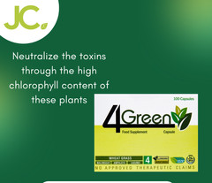 JC The power of 4 Green Supplement Box: 10 Blisters, Capsule: 500 mg