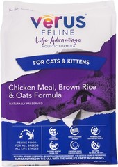VeRUS Pet Foods Dry Cat Food Chicken,Feline Life Advantage Formula 12lb Bag
