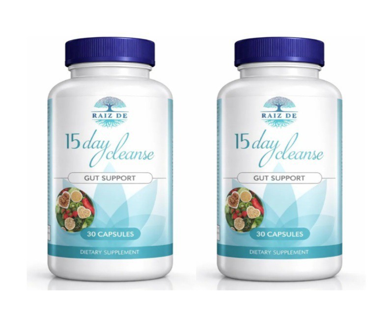Raiz DE 15-Day Digestive Detox Gut Cleanse 2 PACK Natural Gentle Support 5 &7/27